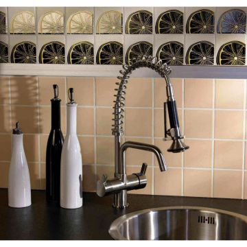 Декор Opoczno (Опочно) Inwencja Orange centro 10х10 см