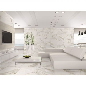 Керамогранит Realistik (Реалистик) Maritaca Statuario Carving 60x120 см