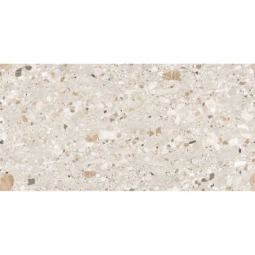 Керамогранит Realistik (Реалистик) Terazzo Crema Carving 60x120 см