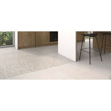 Керамогранит Realistik (Реалистик) Terazzo Crema Carving 60x120 см