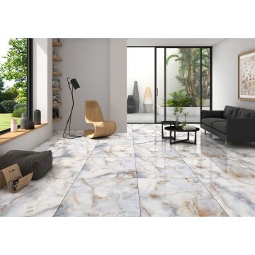 Керамогранит Realistik (Реалистик) Sweet Onyx Blanco Carving 60x120 см