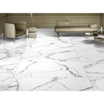 Керамогранит Realistik (Реалистик) Touch Statuario Rock Stonelo Premium 60x120 см