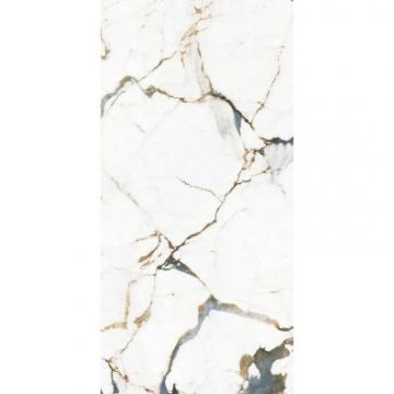 Керамогранит Realistik (Реалистик) Andes Blanco Gold Blue Sugar 60x120 см