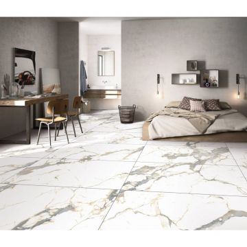 Керамогранит Realistik (Реалистик) Andes Blanco Gold Blue Sugar 60x120 см