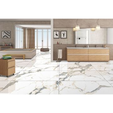 Керамогранит Realistik (Реалистик) Andes Blanco Gold Blue Sugar 60x120 см