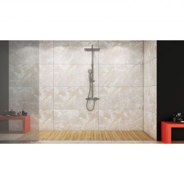 Керамогранит Realistik (Реалистик) Asti Grey Carving 60x120 см