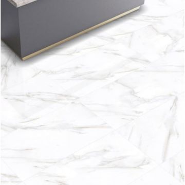 Керамогранит Realistik (Реалистик) Aura Statuario Glossy 60x120 см, глянцевый