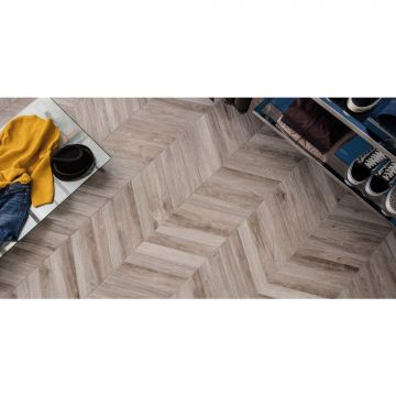 Керамогранит Rondine Vntg Brune Chevron 7,5x40,7 см