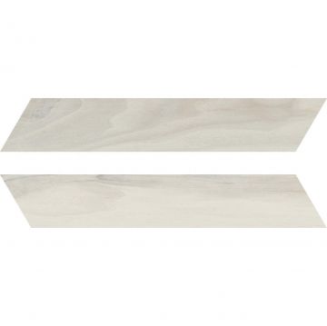 Керамогранит Rondine Wdie White Chevron 7,5x40,7 см