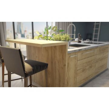 Керамогранит Керамика Будущего (Ceramic Future) Граните Этно Вуд Браун SR 19,5x120 см, ID9091N053SR