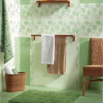 Бордюр Керамика Будущего (Ceramic Future) Оливия 4ШБ Цветы 30х6,2 см, 11428328