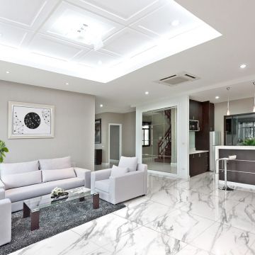 Керамогранит Керамика Будущего (Ceramic Future) Анна Элегант Белый LLR 60х120 см, ID9079b082LLR