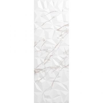 Декор Creto (Крето) Lazzaro Crystal Pearl W M/STR 30х90 см, глянцевый R Glossy 1 MEJ23W29310C