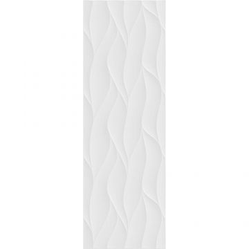 Декор Creto (Крето) Brilliant White W M/STR 30x90 см, глянцевый R Glossy 1 OBO30W2931LC