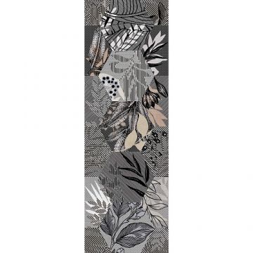 Вставка Creto (Крето) Cemento Vetro Grey W/DEC P 25x75 см NR Mat 1 СEV19D37200A