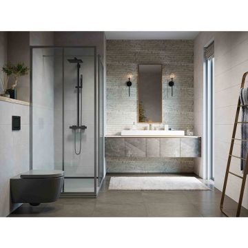 Плитка Creto (Крето) Effetto Wood Mosaico Grey 03 25х60 см (A0425H29603)