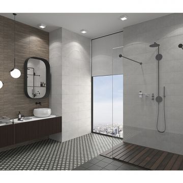 Плитка Creto (Крето) Effetto Wood Mosaico Grey 03 25х60 см (A0425H29603)