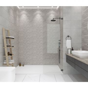 Плитка Creto (Крето) Effetto Wood Mosaico Grey 03 25х60 см (A0425H29603)