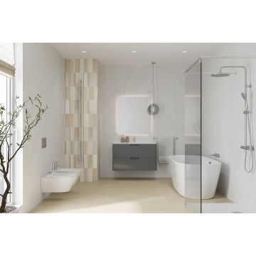 Керамогранит Creto Persian White Polished 80х160 см (MPL-058637)