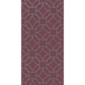 Декор Нефрит-Керамика (Nefrit) Аллегро бордо 20х40 см (04-01-1-08-03-47-100-2)