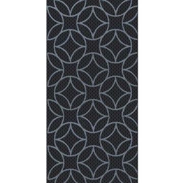 Декор Нефрит-Керамика (Nefrit) Аллегро черный геометрия 20х40 см (04-01-1-08-03-04-100-2)