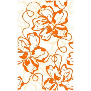 Декор Нефрит-Керамика (Nefrit) Монро оранжевый 25х40 см (04-01-1-09-00-35-050-0)