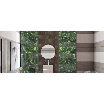 Плитка настенная Нефрит-Керамика (Nefrit) Либерти коричневый 20х60 см (00-00-5-17-01-15-1214)