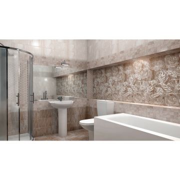 Декоративный массив Нефрит-Керамика (Nefrit) Пуэрте серый 20х60 см (07-00-5-17-00-06-2010)