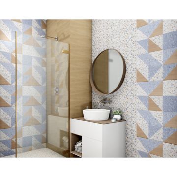 Декоративный массив Нефрит-Керамика (Nefrit) Тесина песочный 20х60 см (07-00-5-17-01-23-3003)