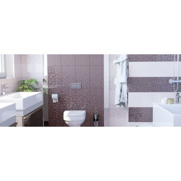 Декор Нефрит-Керамика (Nefrit) Эрмида коричневый 25х40 см (04-01-1-09-03-15-1020-1)