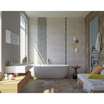 Плитка настенная Axima (Аксима) Монсеррат низ коричневая 28х40 см