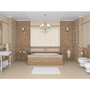 Керамическая плитка Керлайф (Kerlife) Бордюр 31,5х4,7 см Imperial Classico Moca 2 (915583)