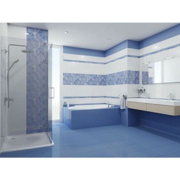 Керамическая плитка Керлайф (Kerlife) Бордюр 50,5х6,2 см Splendida Blanco 1C (905502)