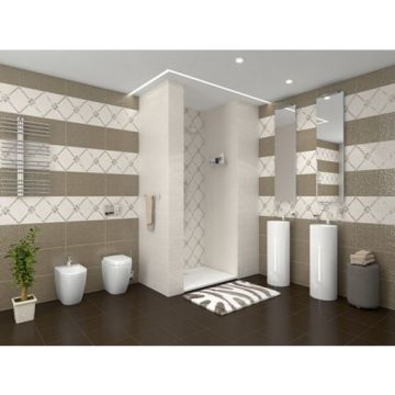 Декор Керлайф (Kerlife) Pixel Gris Fiori 63x63 см (912629)