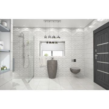 Настенная плитка Керлайф (Kerlife) Onix Bianco R 24,2x70 см (922078)