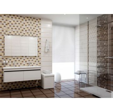 Бордюр Керлайф (Kerlife) Elissa Marrone Fiore 1C 50,5x6,2 см (908283)