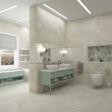 Настенная плитка Керлайф (Kerlife) Onice Perla Rel. 1С 31,5x63 см (921668)