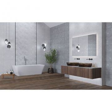 Декор Керлайф (Kerlife) Luce Damasco Plata/Silver 31,5x63 см (921402)