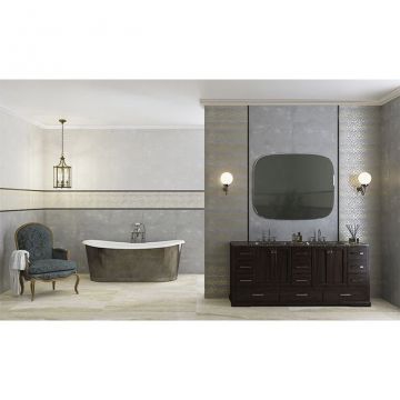 Декор Керлайф (Kerlife) Luce Damasco Plata/Silver 31,5x63 см (921402)