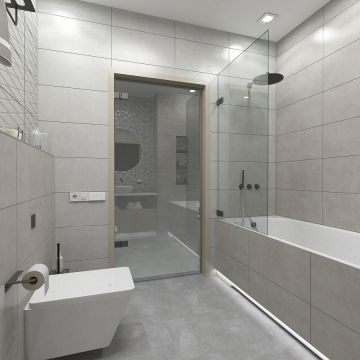 Настенная плитка Керлайф (Kerlife) Roma Origami Grigio 31,5x63 см (923175)