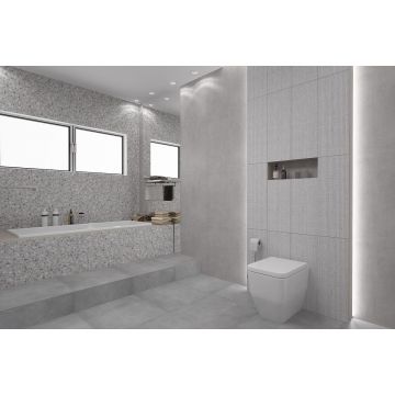 Настенная плитка Керлайф (Kerlife) Alba Terrazzo Grigio 25,1x70,9 см (922365)