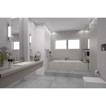 Настенная плитка Керлайф (Kerlife) Alba Terrazzo Grigio 25,1x70,9 см (922365)
