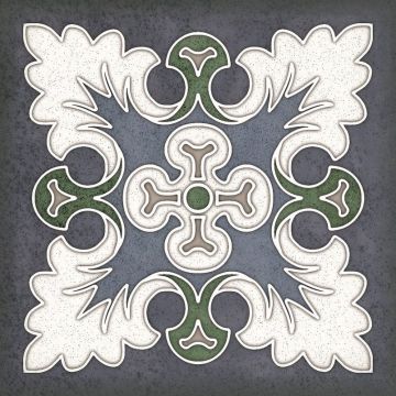 Настенная плитка Керлайф (Kerlife) Smalto Decor 1 Blu 15х15 см (924211)