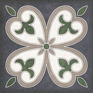 Настенная плитка Керлайф (Kerlife) Smalto Decor 4 Blu 15х15 см (924217)