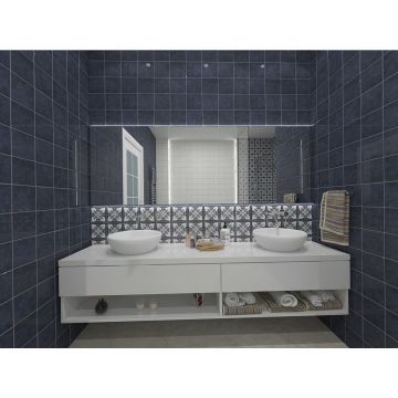 Настенная плитка Керлайф (Kerlife) Smalto Decor 4 Blu 15х15 см (924217)