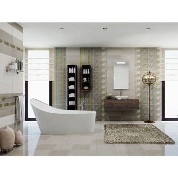 Керамическая плитка Керлайф (Kerlife) Декор 20,1х50,5 см Diana Acqua 1 1C (908287)