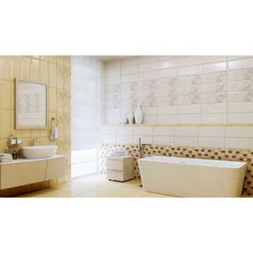 Керамическая плитка Керлайф (Kerlife) Бордюр 50,5х6,2 см Elissa Sabbia Fiore 1C (908286)