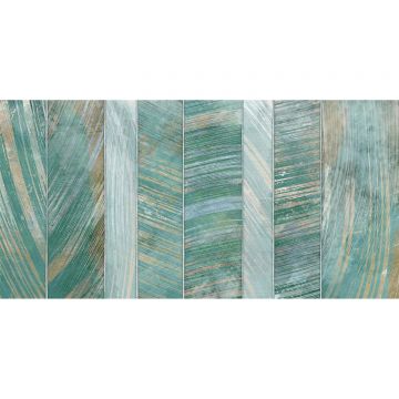 Настенная плитка New Trend (Нью Тренд) Emerald Twiddle 24,9х50х0,85 см WT9EME24