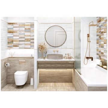 Керамическая плитка New Trend (Нью Тренд) Congo Brick 30х60х0,9 см WT36CON55