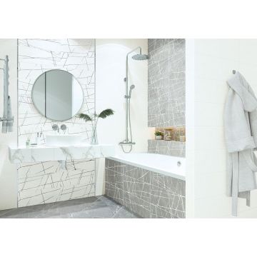Керамическая плитка NewTrend Chicago Gray 200х600х7.5 мм WT11CHS15